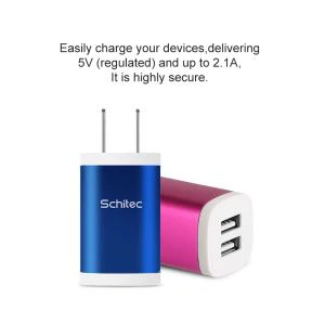 2 USB ポート 5v 2a 壁充電器