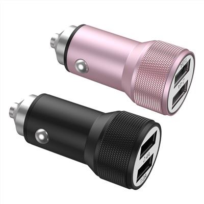 カラフルなメタルシェル 4.8A 車の充電器
